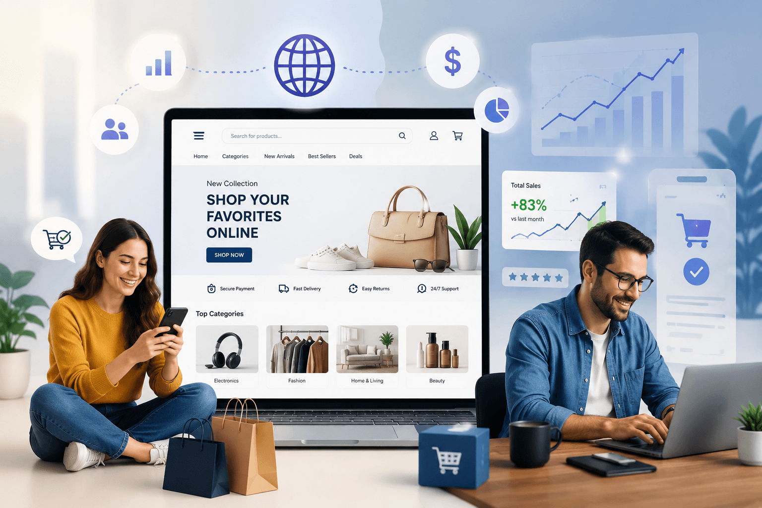 Why businesses invest in e-commerce websites