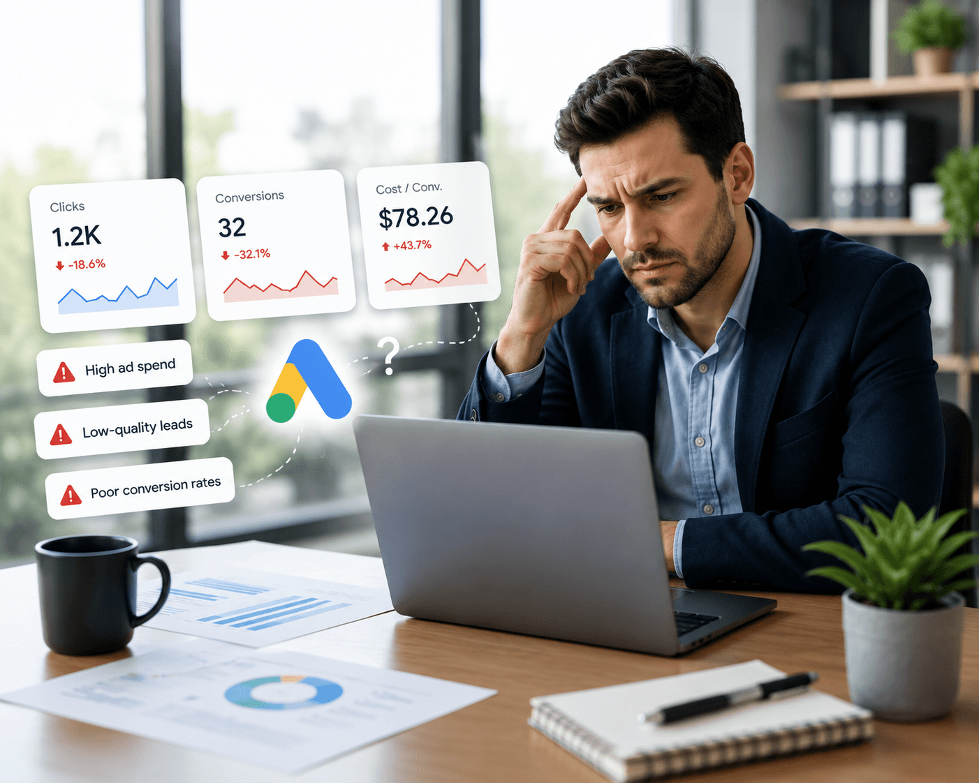 Google Ads performance analysis and campaign optimization